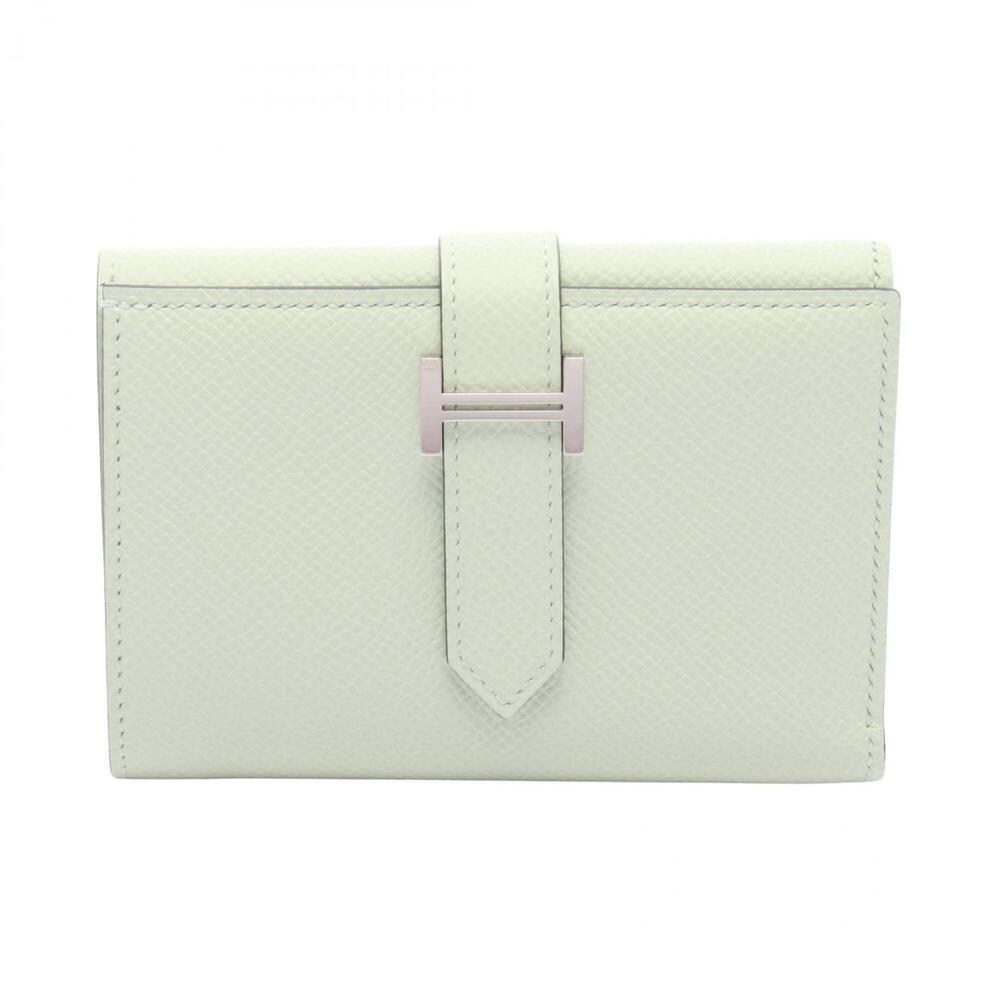 Hermes Bearn Combination Verso Tri-fold Wallet, Leather, Veau Epsom, Women's,...